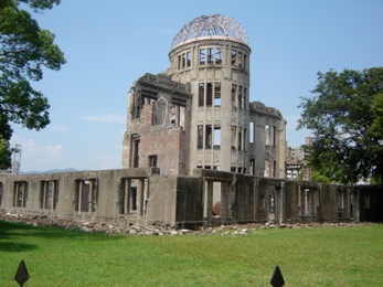 A-Bomb Dome is Hiroshima, Japan